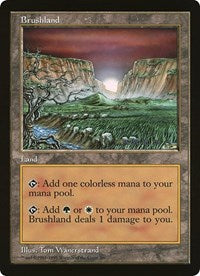 Brushland (Oversized) [Oversize Cards] | Game Master's Emporium (The New GME)