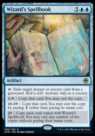 Wizard's Spellbook (Promo Pack) [Dungeons & Dragons: Adventures in the Forgotten Realms Promos] | Game Master's Emporium (The New GME)