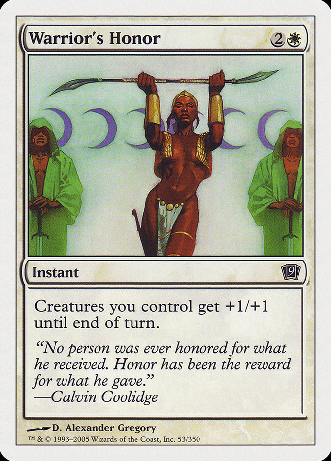 Warrior's Honor [Ninth Edition] | Game Master's Emporium (The New GME)