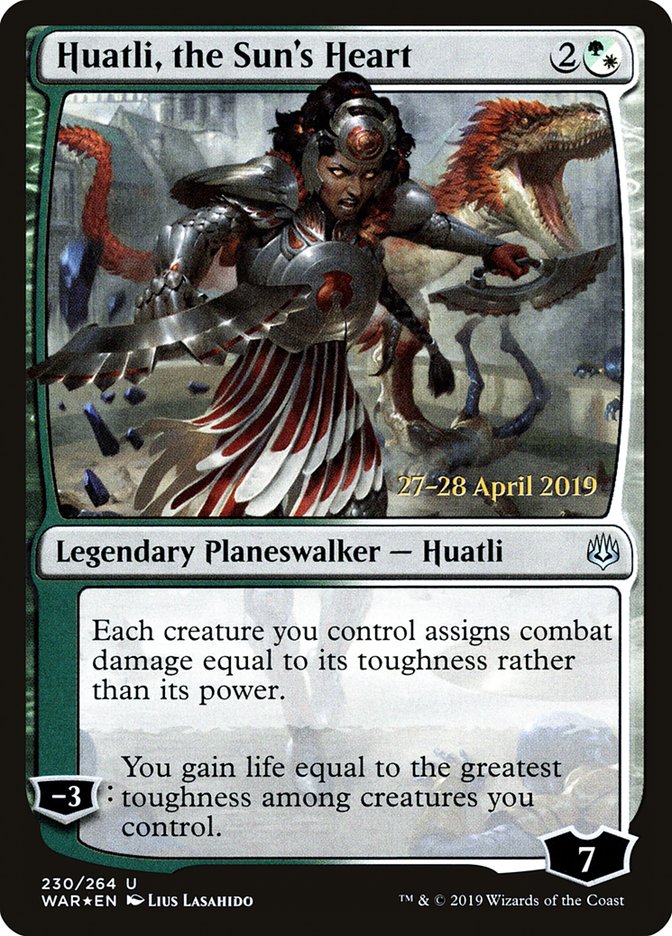 Huatli, the Sun's Heart [War of the Spark Prerelease Promos] | Game Master's Emporium (The New GME)