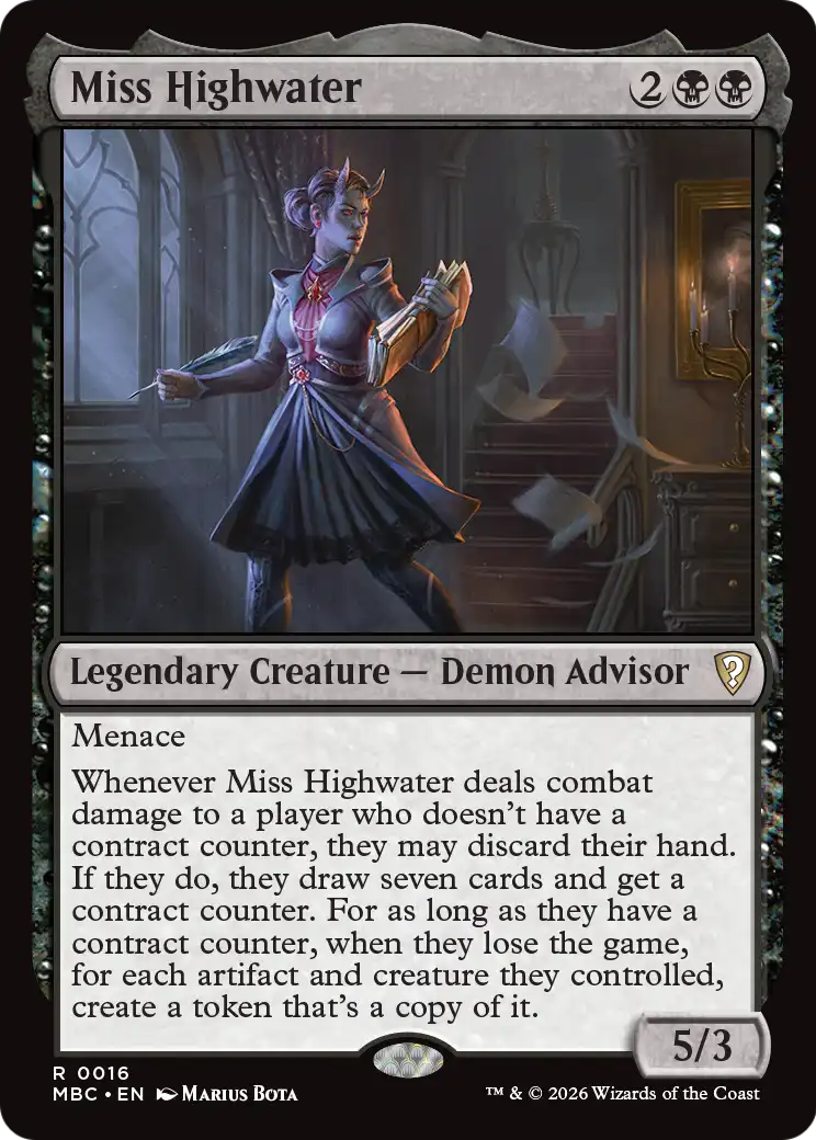 Miss Highwater [Mystery Booster: Commander Edition] | Game Master's Emporium (The New GME)