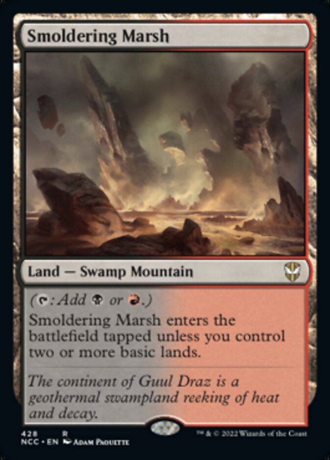 Smoldering Marsh [Streets of New Capenna Commander] | Game Master's Emporium (The New GME)