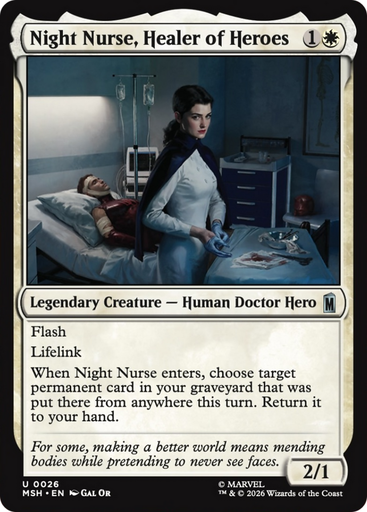 Night Nurse, Healer of Heroes [Marvel Super Heroes] | Game Master's Emporium (The New GME)