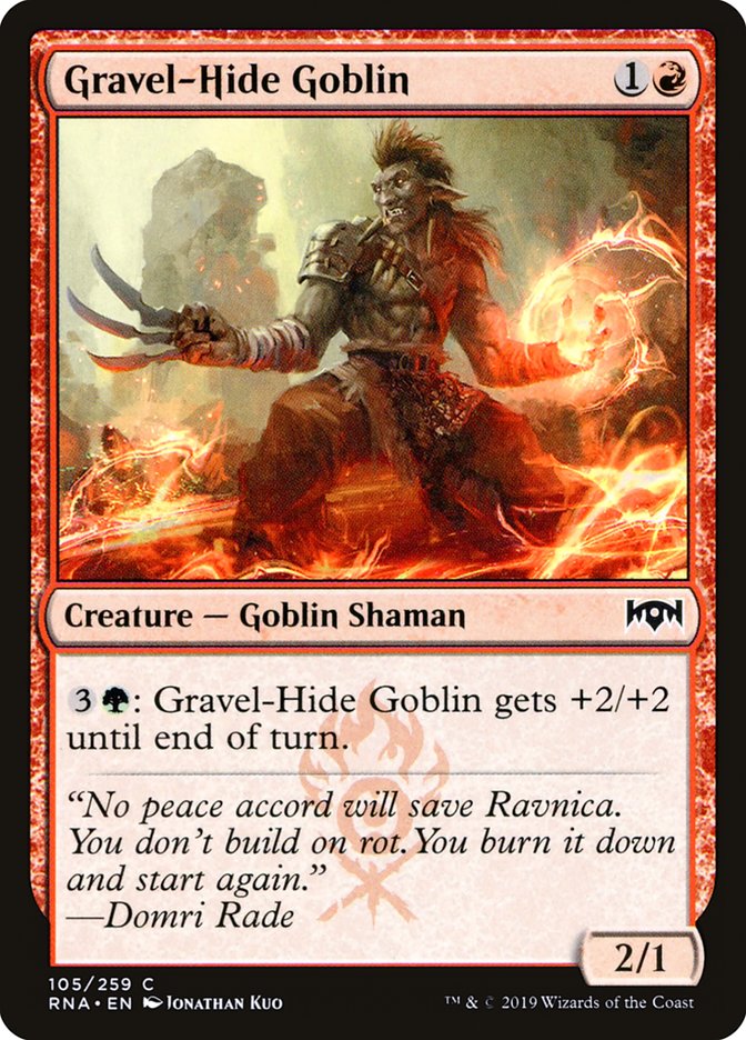 Gravel-Hide Goblin [Ravnica Allegiance] | Game Master's Emporium (The New GME)