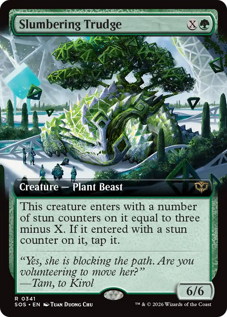 Slumbering Trudge (Extended Art) [Secrets of Strixhaven] | Game Master's Emporium (The New GME)