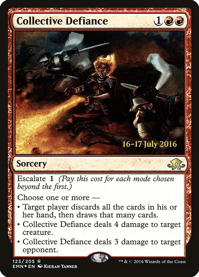Collective Defiance [Eldritch Moon Prerelease Promos] | Game Master's Emporium (The New GME)