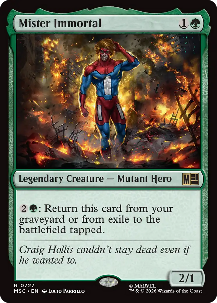Mister Immortal [Marvel Super Heroes Commander] | Game Master's Emporium (The New GME)