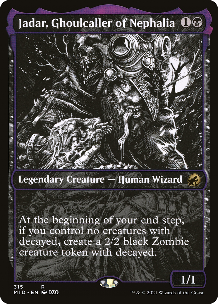 Jadar, Ghoulcaller of Nephalia (Showcase Eternal Night) [Innistrad: Midnight Hunt] | Game Master's Emporium (The New GME)