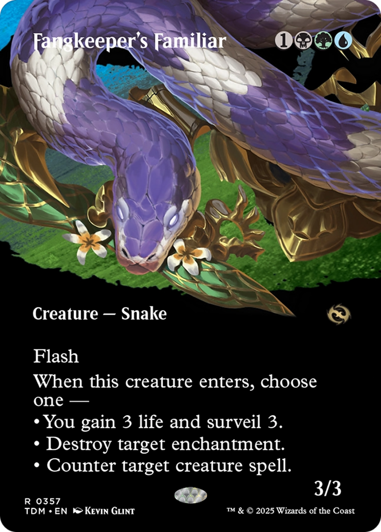 Fangkeeper's Familiar (Borderless) [Tarkir: Dragonstorm] | Game Master's Emporium (The New GME)