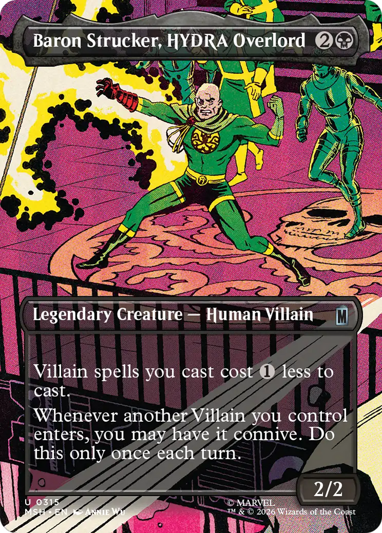 Baron Strucker, HYDRA Overlord (Borderless) [Marvel Super Heroes] | Game Master's Emporium (The New GME)