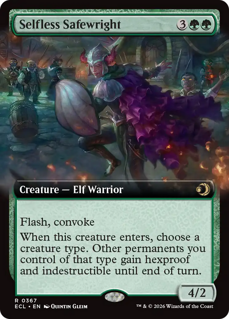 Selfless Safewright (Extended Art) [Lorwyn Eclipsed] | Game Master's Emporium (The New GME)