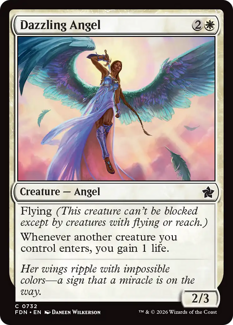 Dazzling Angel (0732) [Foundations] | Game Master's Emporium (The New GME)