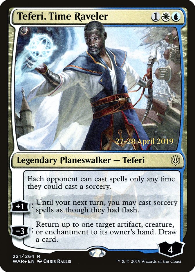 Teferi, Time Raveler [War of the Spark Prerelease Promos] | Game Master's Emporium (The New GME)