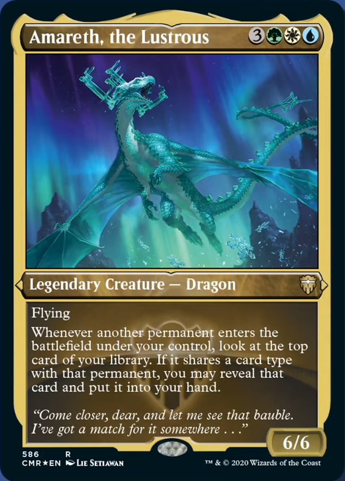 Amareth, the Lustrous (Etched) [Commander Legends] | Game Master's Emporium (The New GME)