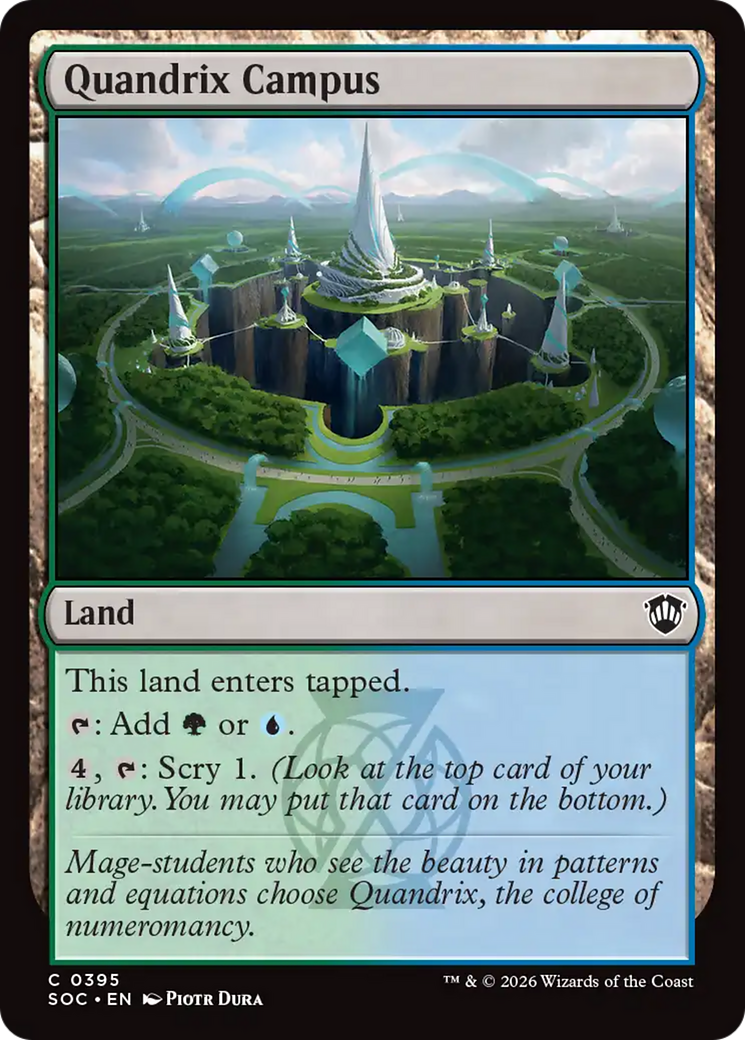 Quandrix Campus [Secrets of Strixhaven Commander] | Game Master's Emporium (The New GME)