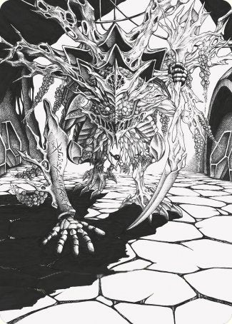 Thrun, Breaker of Silence Art Card [Phyrexia: All Will Be One Art Series] | Game Master's Emporium (The New GME)