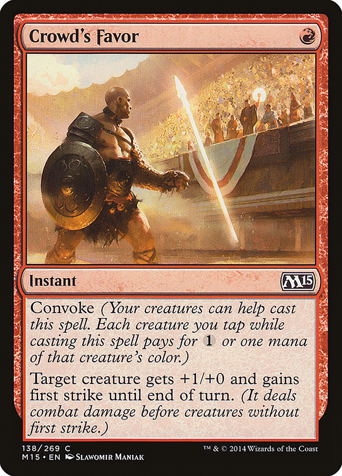 Crowd's Favor [Magic 2015] | Game Master's Emporium (The New GME)