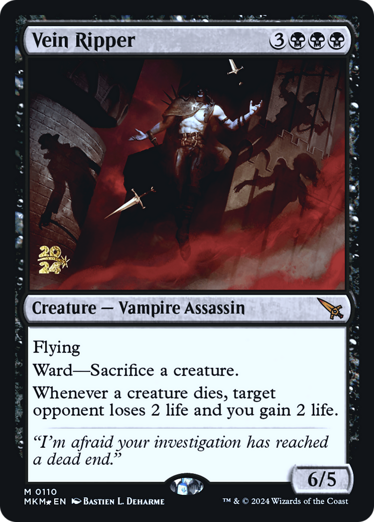 Vein Ripper [Murders at Karlov Manor Prerelease Promos] | Game Master's Emporium (The New GME)