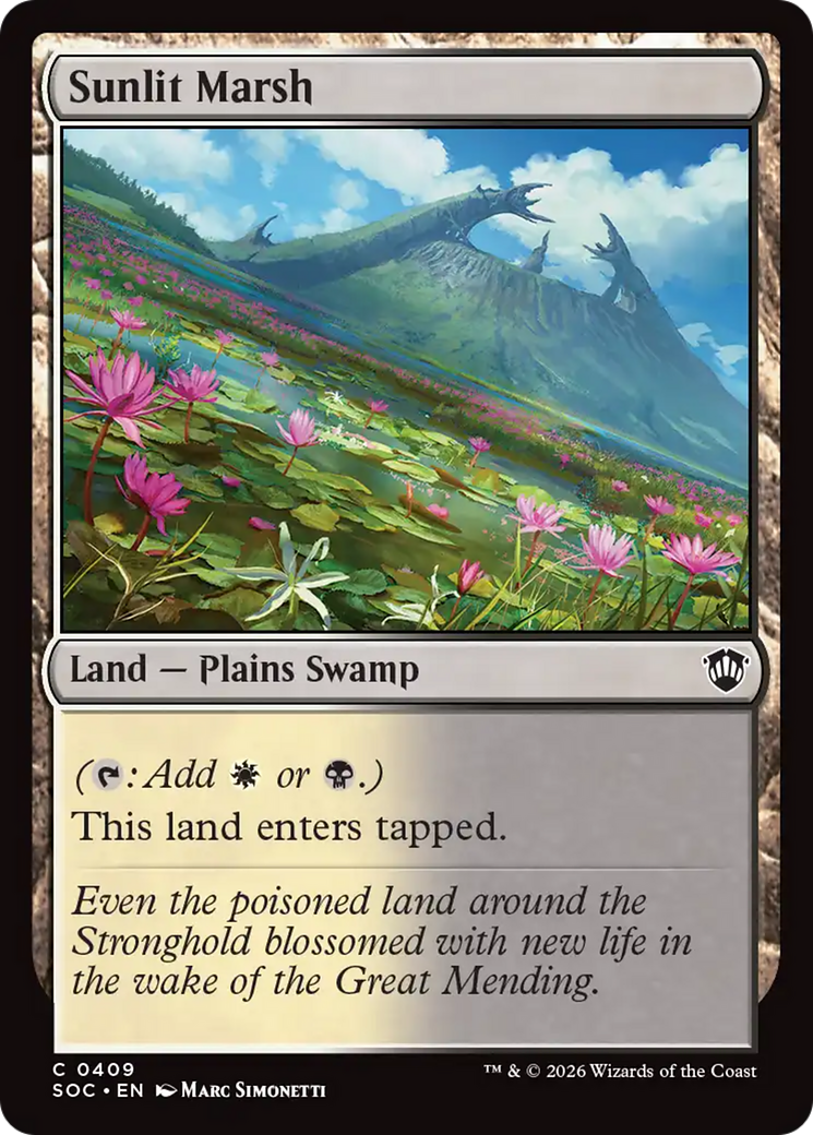 Sunlit Marsh [Secrets of Strixhaven Commander] | Game Master's Emporium (The New GME)