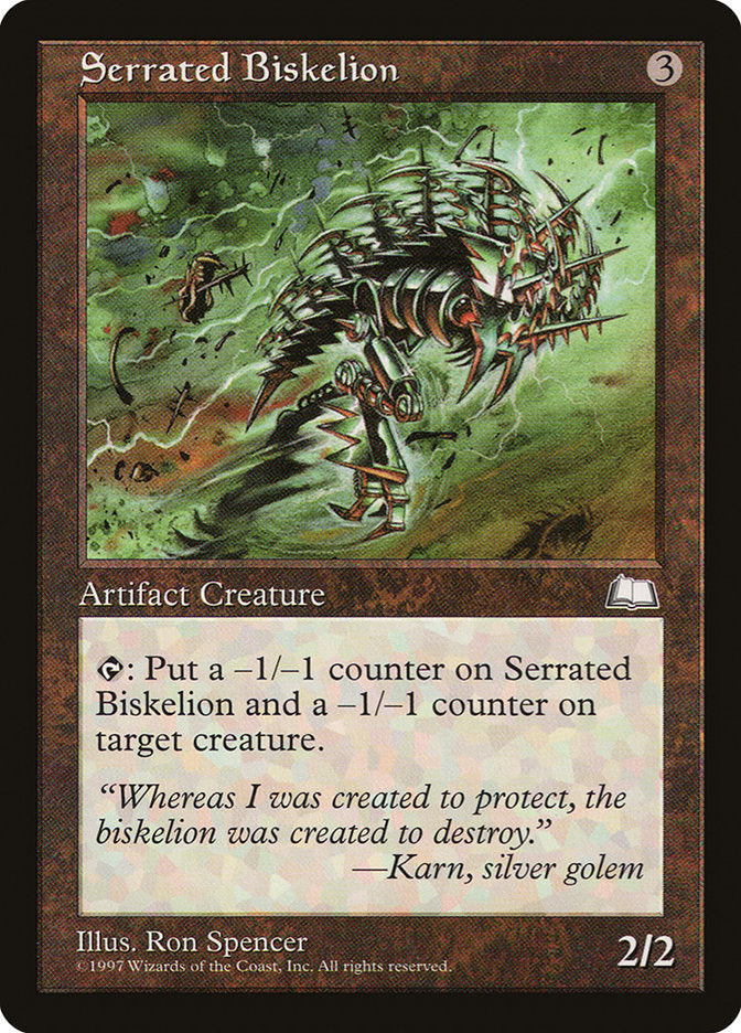 Serrated Biskelion [Weatherlight] | Game Master's Emporium (The New GME)
