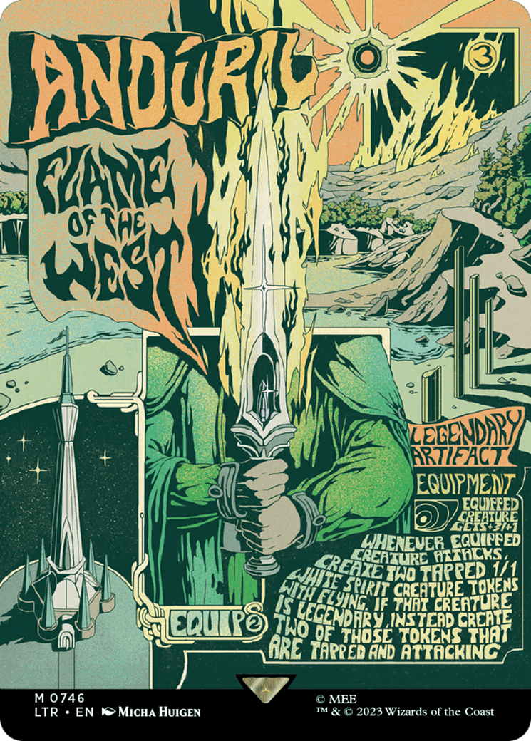 Anduril, Flame of the West (Borderless Poster) [The Lord of the Rings: Tales of Middle-Earth] | Game Master's Emporium (The New GME)