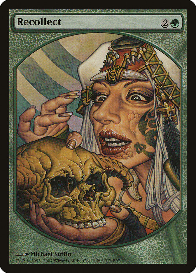 Recollect [Magic Player Rewards 2007] | Game Master's Emporium (The New GME)