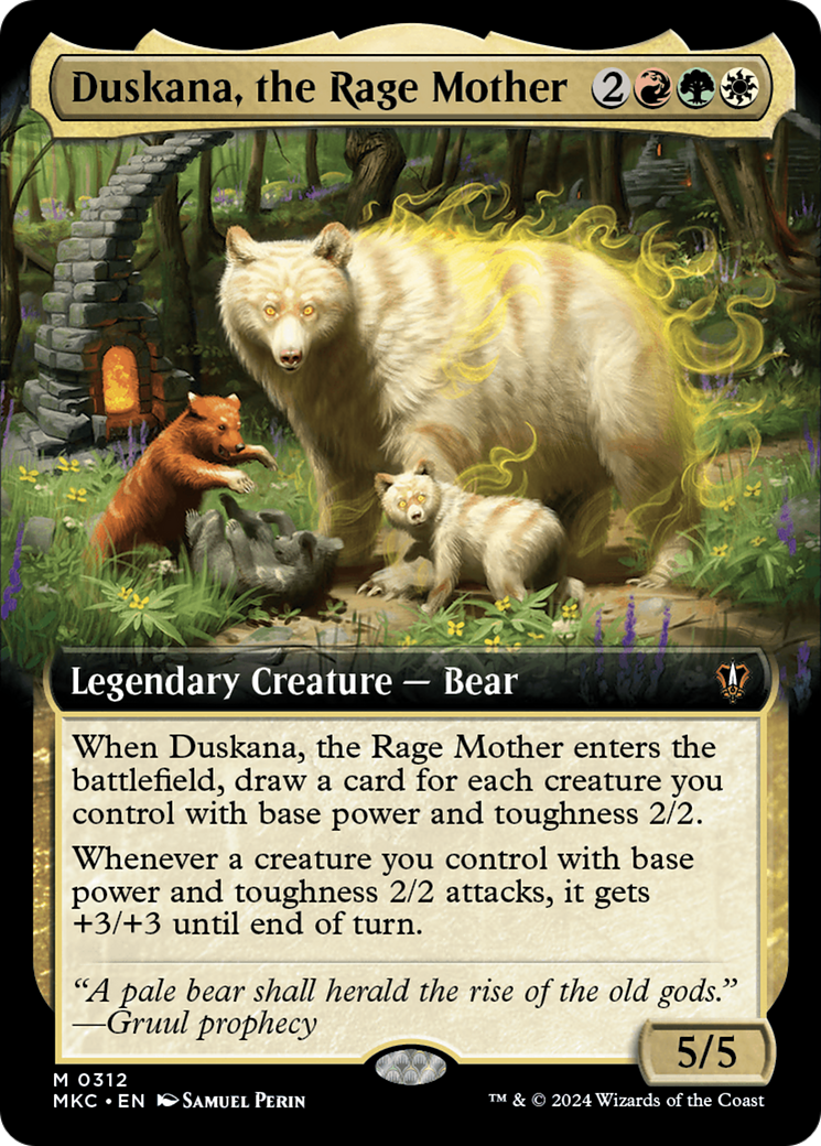 Duskana, the Rage Mother (Extended Art) [Murders at Karlov Manor Commander] | Game Master's Emporium (The New GME)
