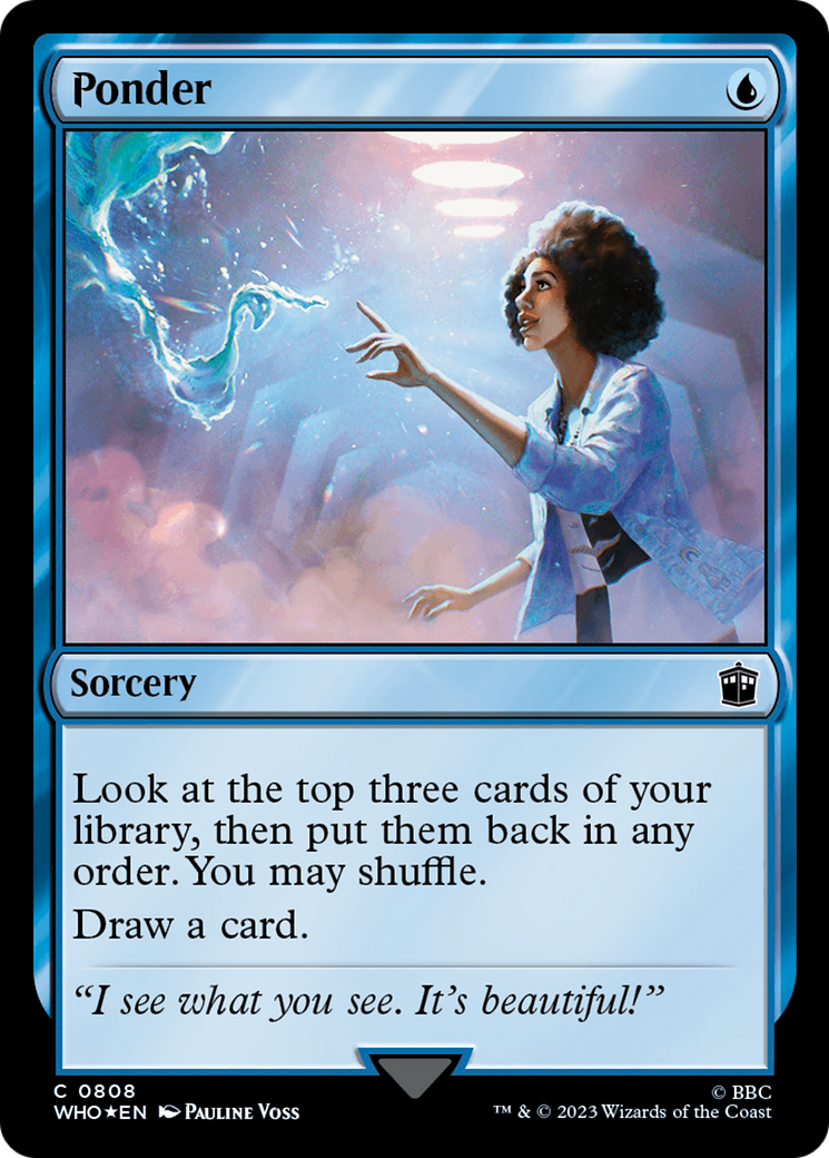 Ponder (Surge Foil) [Doctor Who] | Game Master's Emporium (The New GME)