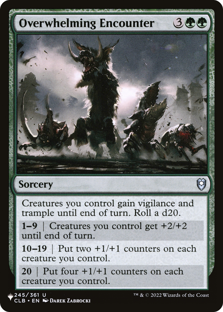 Overwhelming Encounter [The List] | Game Master's Emporium (The New GME)