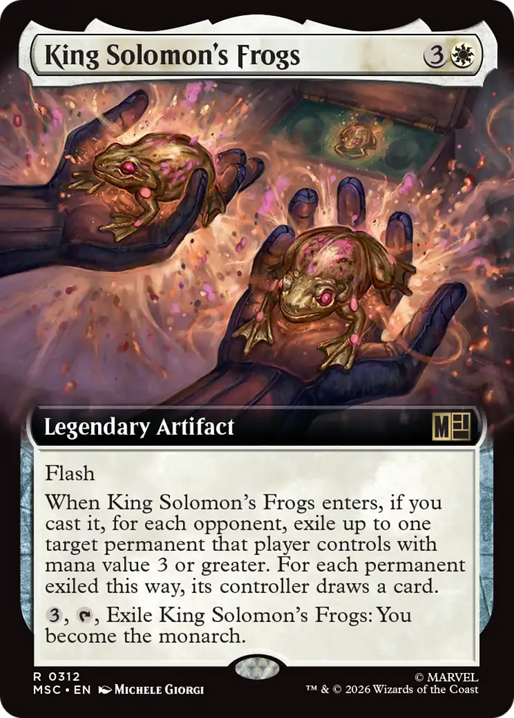 King Solomon's Frogs (Extended Art) [Marvel Super Heroes Commander] | Game Master's Emporium (The New GME)