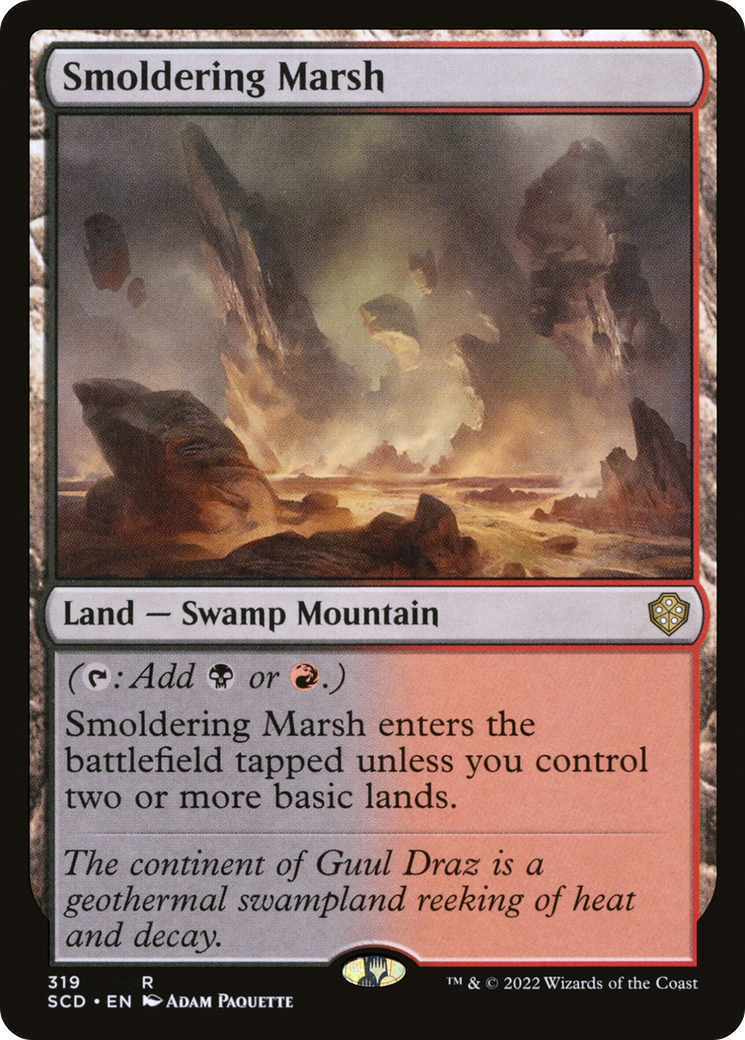 Smoldering Marsh [Starter Commander Decks] | Game Master's Emporium (The New GME)