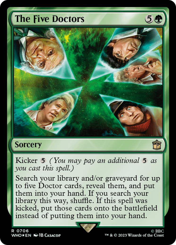 The Five Doctors (Surge Foil) [Doctor Who] | Game Master's Emporium (The New GME)