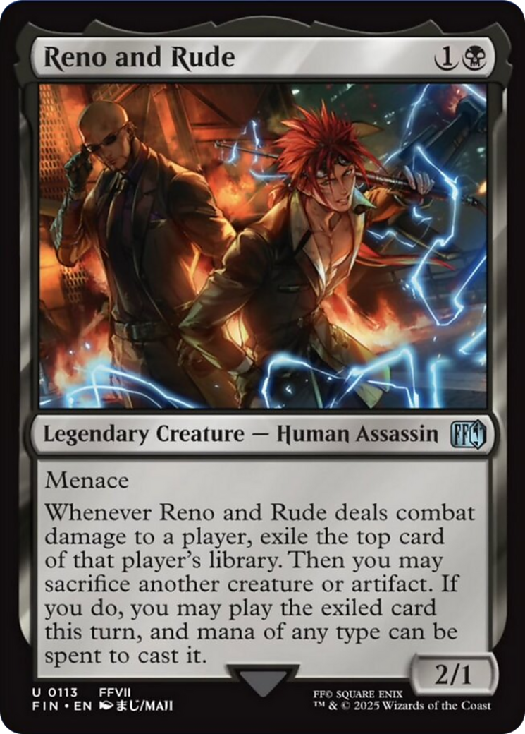 Reno and Rude [FINAL FANTASY] | Game Master's Emporium (The New GME)