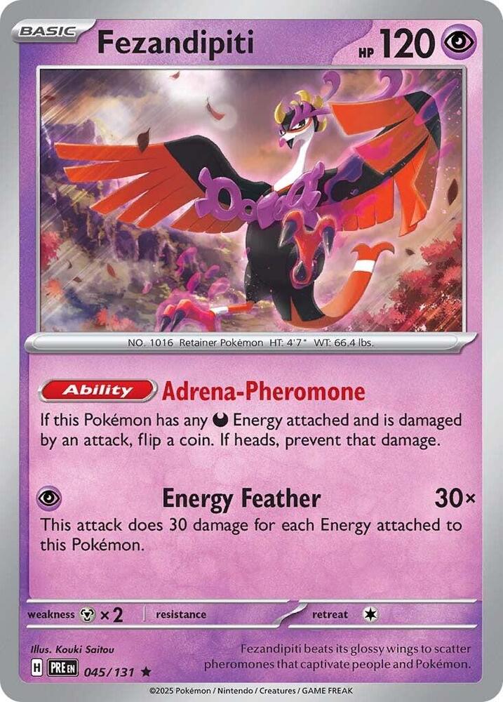 Fezandipiti (045/131) [Scarlet & Violet: Prismatic Evolutions] | Game Master's Emporium (The New GME)