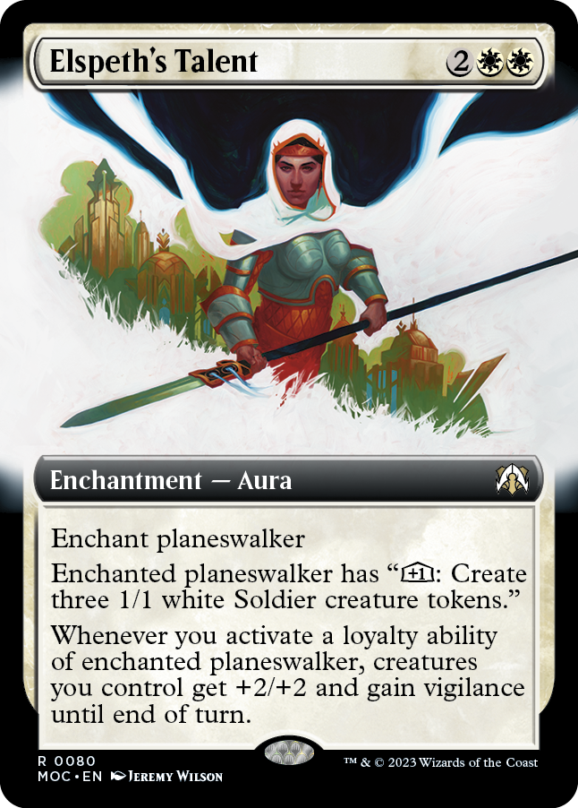 Elspeth's Talent (Extended Art) [March of the Machine Commander] | Game Master's Emporium (The New GME)