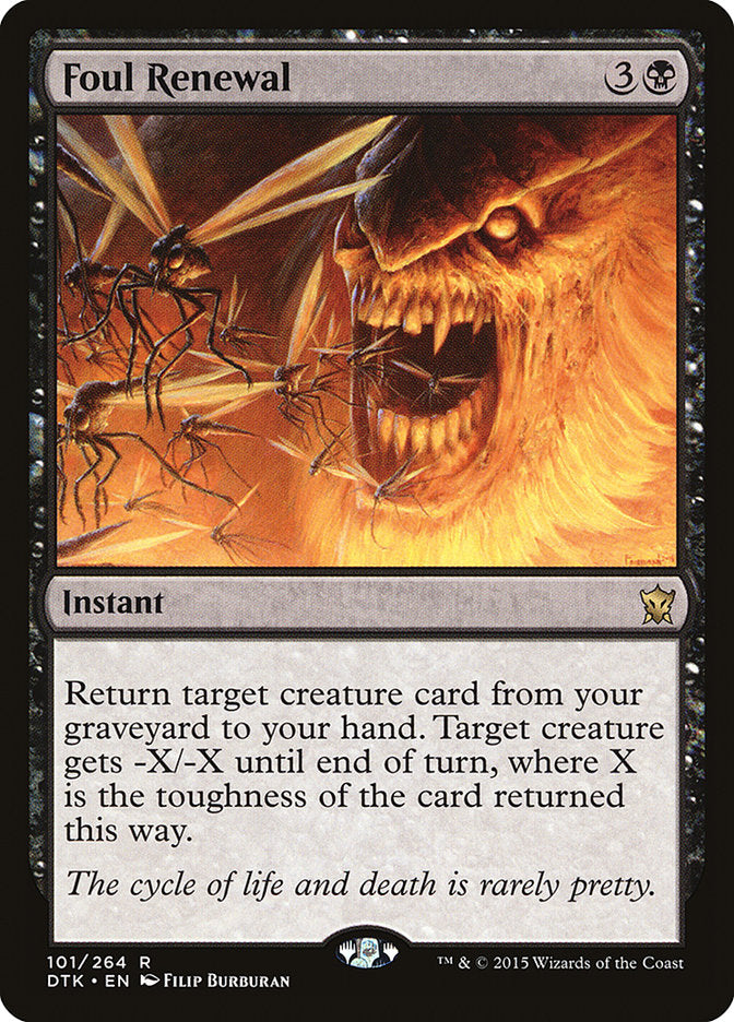 Foul Renewal [Dragons of Tarkir] | Game Master's Emporium (The New GME)