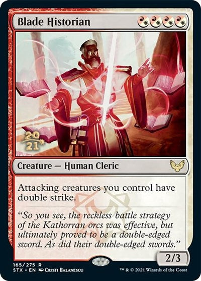 Blade Historian [Strixhaven: School of Mages Prerelease Promos] | Game Master's Emporium (The New GME)
