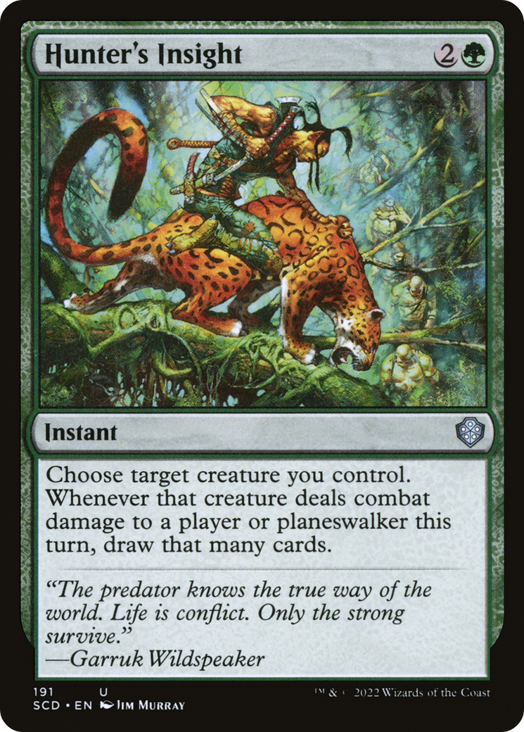 Hunter's Insight [Starter Commander Decks] | Game Master's Emporium (The New GME)