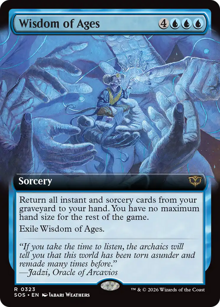 Wisdom of Ages (Extended Art) [Secrets of Strixhaven] | Game Master's Emporium (The New GME)