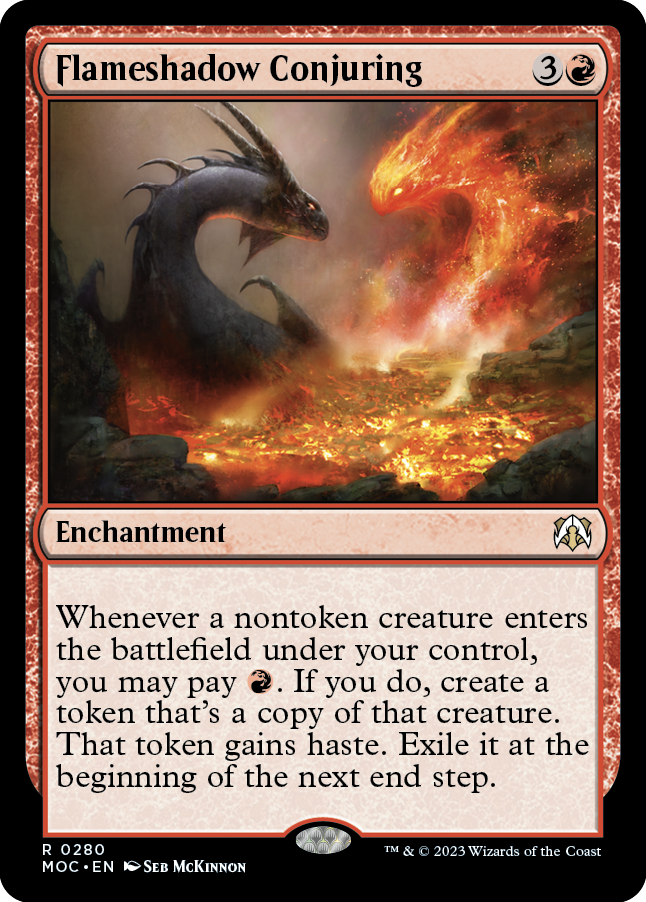 Flameshadow Conjuring [March of the Machine Commander] | Game Master's Emporium (The New GME)