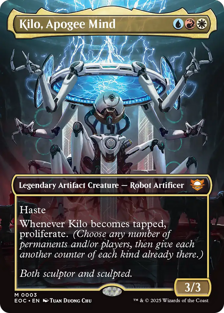 Kilo, Apogee Mind (Borderless) [Edge of Eternities Commander] | Game Master's Emporium (The New GME)
