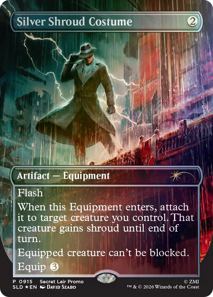 Silver Shroud Costume [Secret Lair Drop Series] | Game Master's Emporium (The New GME)