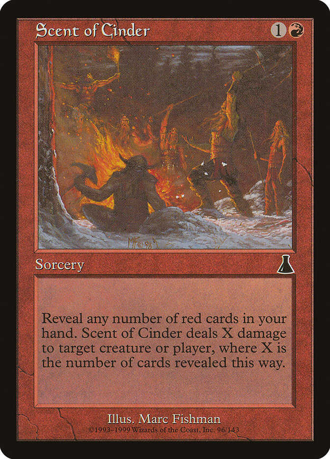 Scent of Cinder [Urza's Destiny] | Game Master's Emporium (The New GME)