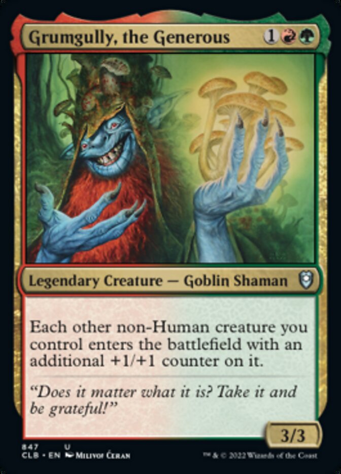 Grumgully, the Generous [Commander Legends: Battle for Baldur's Gate] | Game Master's Emporium (The New GME)