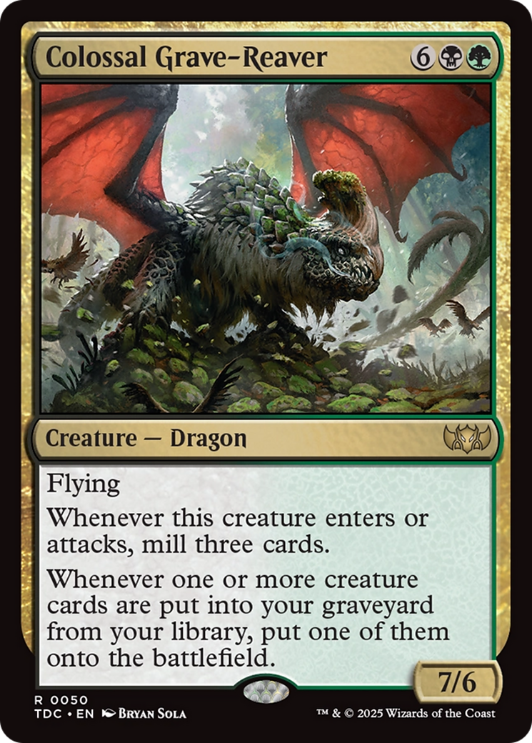 Colossal Grave-Reaver [Tarkir: Dragonstorm Commander] | Game Master's Emporium (The New GME)