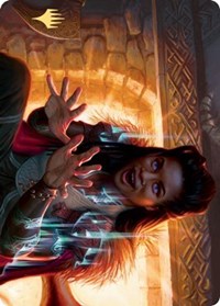 Birgi, God of Storytelling Art Card (Gold-Stamped Signature) [Kaldheim Art Series] | Game Master's Emporium (The New GME)