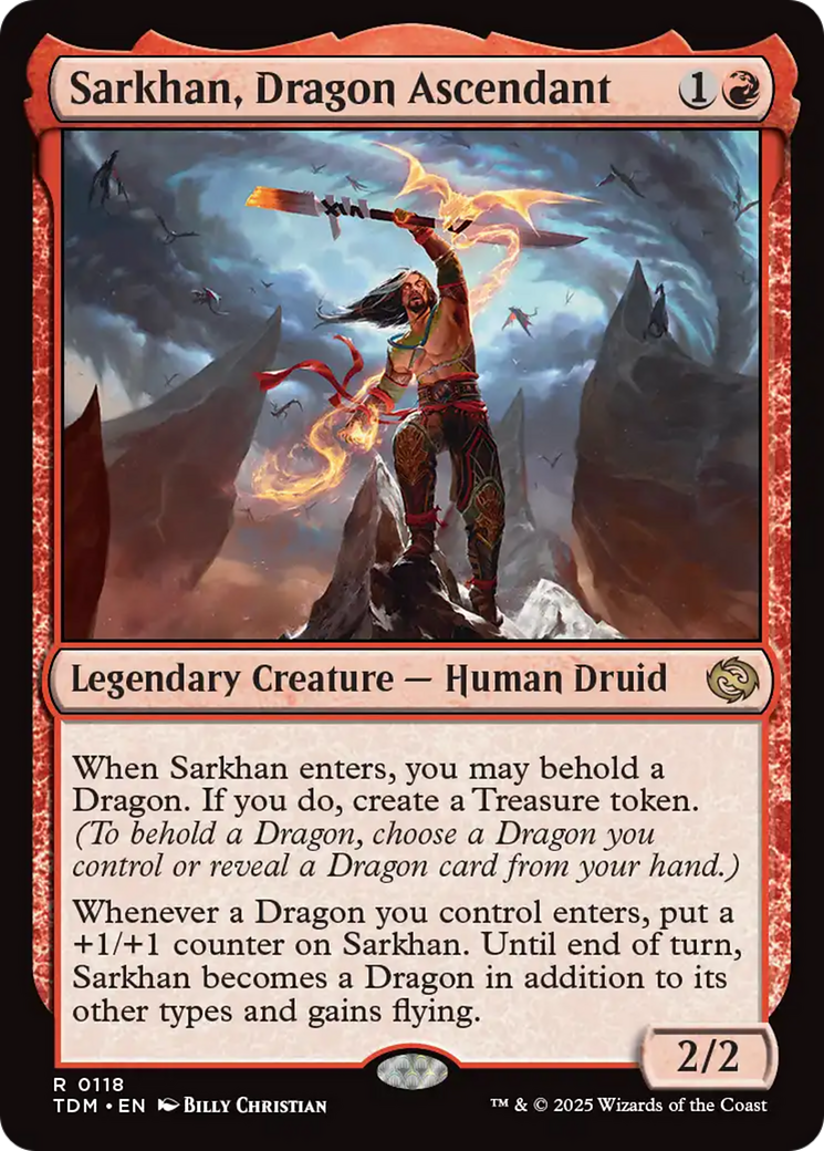 Sarkhan, Dragon Ascendant (118) [Tarkir: Dragonstorm] | Game Master's Emporium (The New GME)