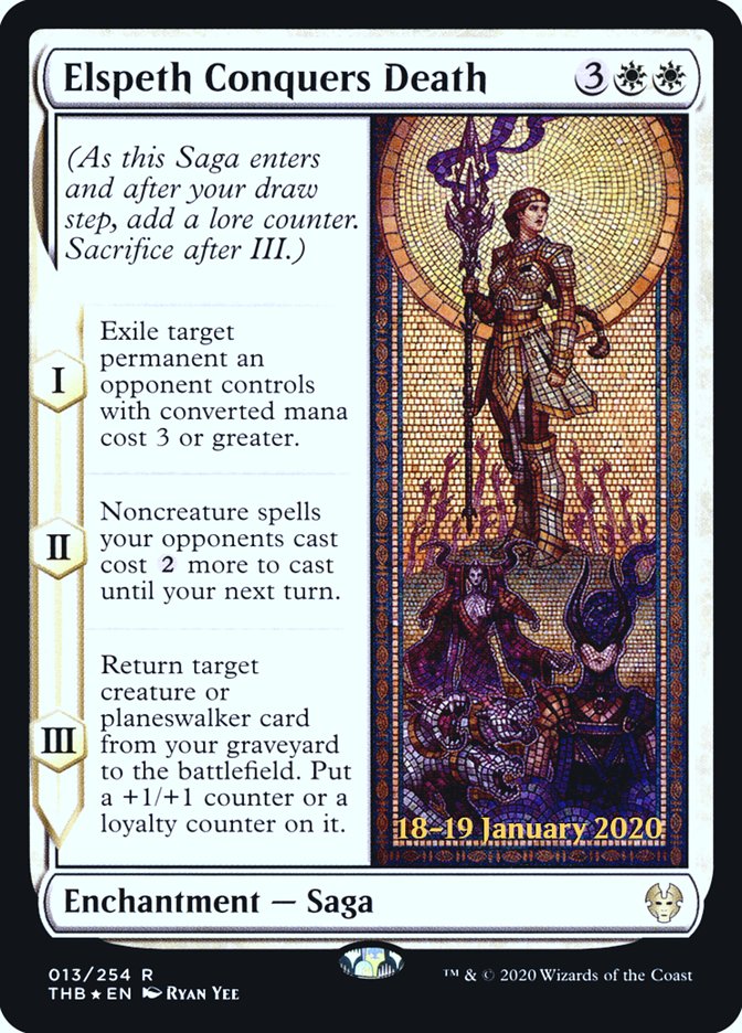 Elspeth Conquers Death [Theros Beyond Death Prerelease Promos] | Game Master's Emporium (The New GME)