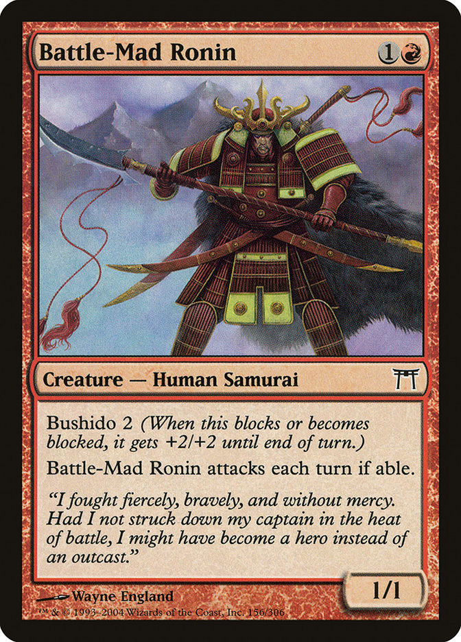 Battle-Mad Ronin [Champions of Kamigawa] | Game Master's Emporium (The New GME)
