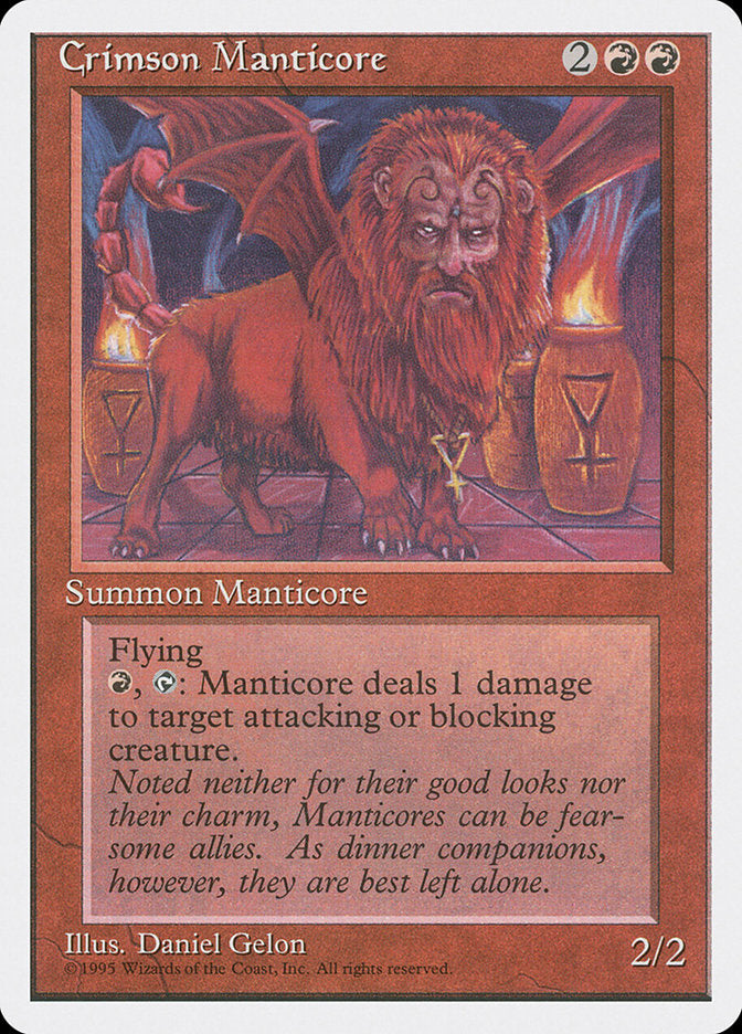 Crimson Manticore [Fourth Edition] | Game Master's Emporium (The New GME)